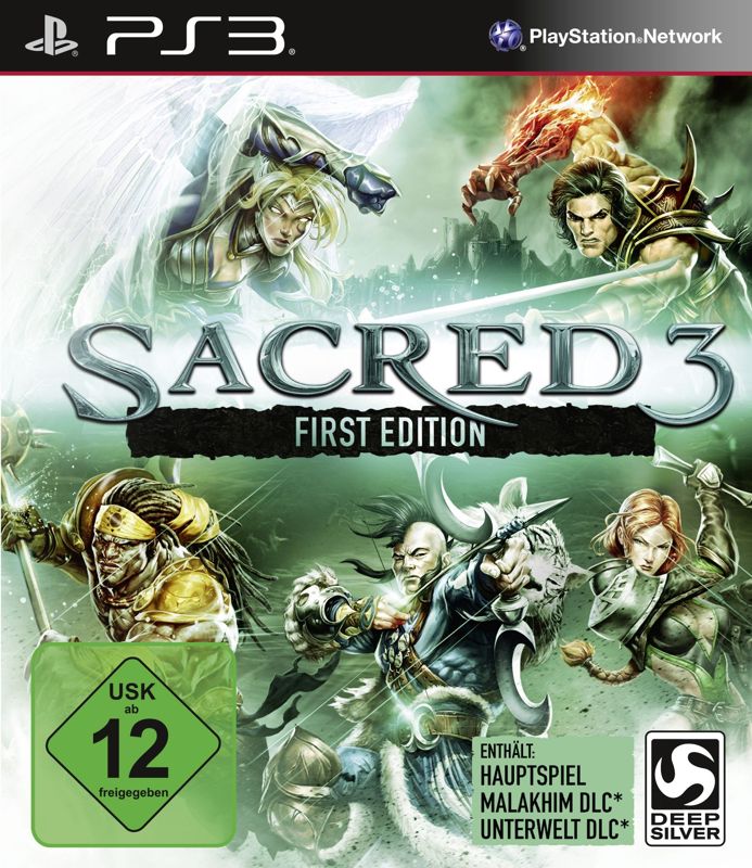Sacred 3: First Edition box art for Playstation 3